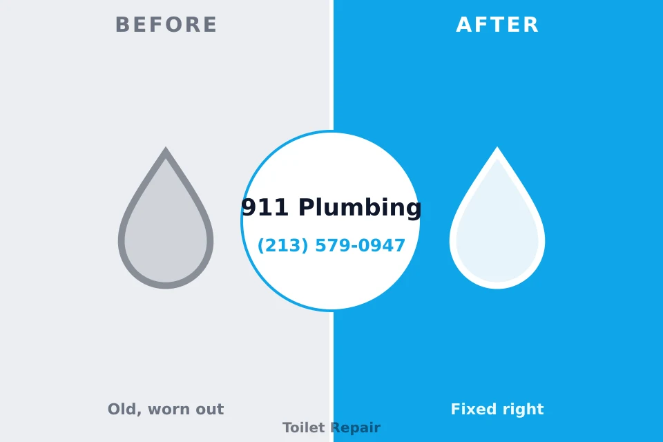 Before and after: plumbing repair Buena Vista, MI